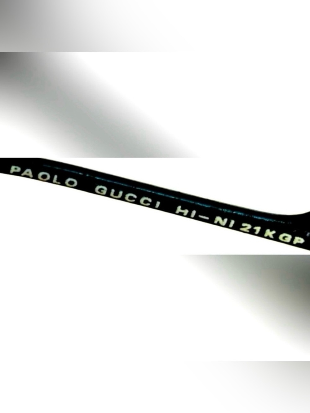 VERY RARE Authentic Gucci Coogi Brand Name Gold Metal Frame Blue Tint Sunglasses - Picture 6 of 15
